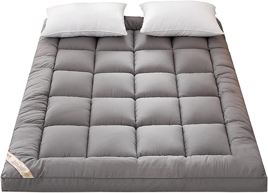 Matelas Futon Japonais Pliable - 120x200 Cm, Microfibre Douce - Pour Sol, Invités Ou Camping