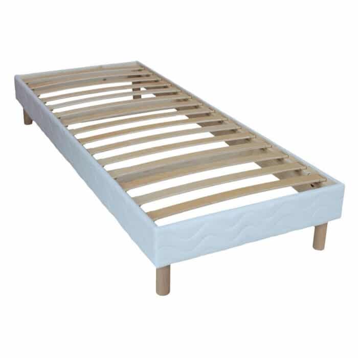 Le sommier tapissier 90×190 à lattes