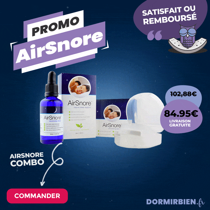 airsnore dispositif anti-ronflement