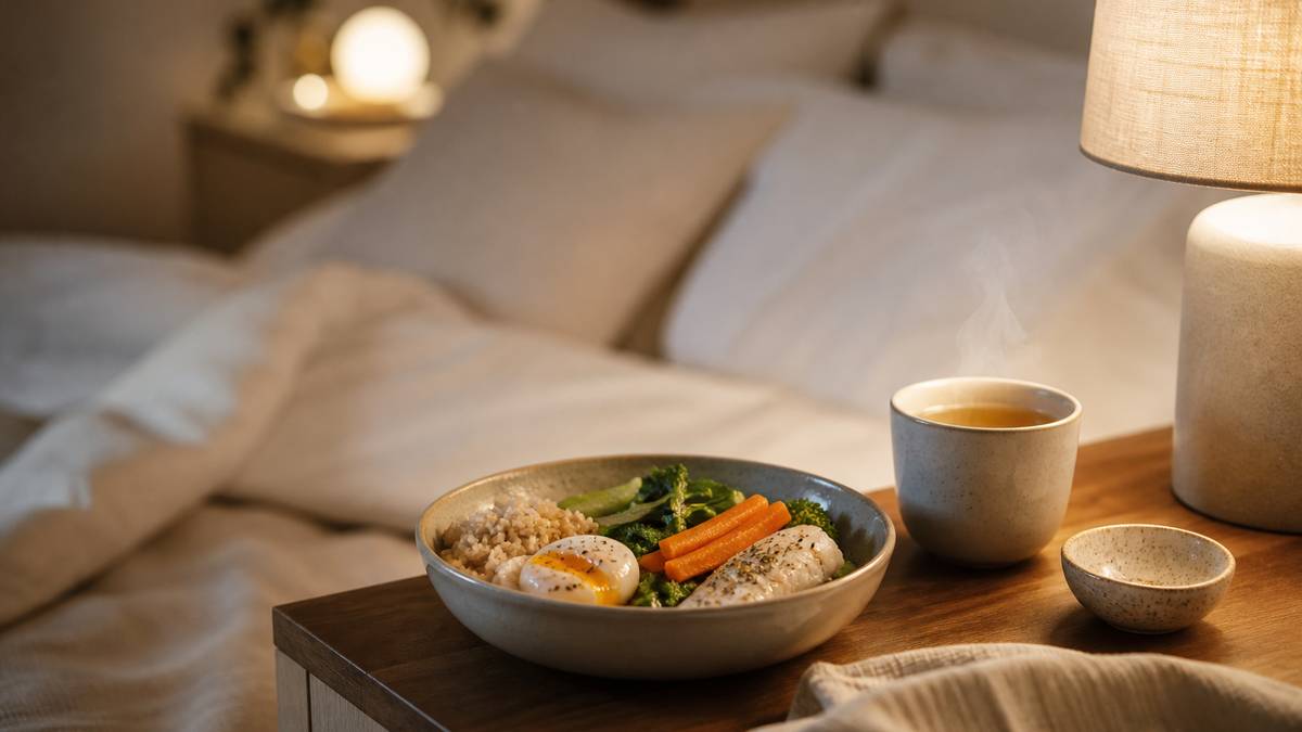 Dîner léger favorable au sommeil