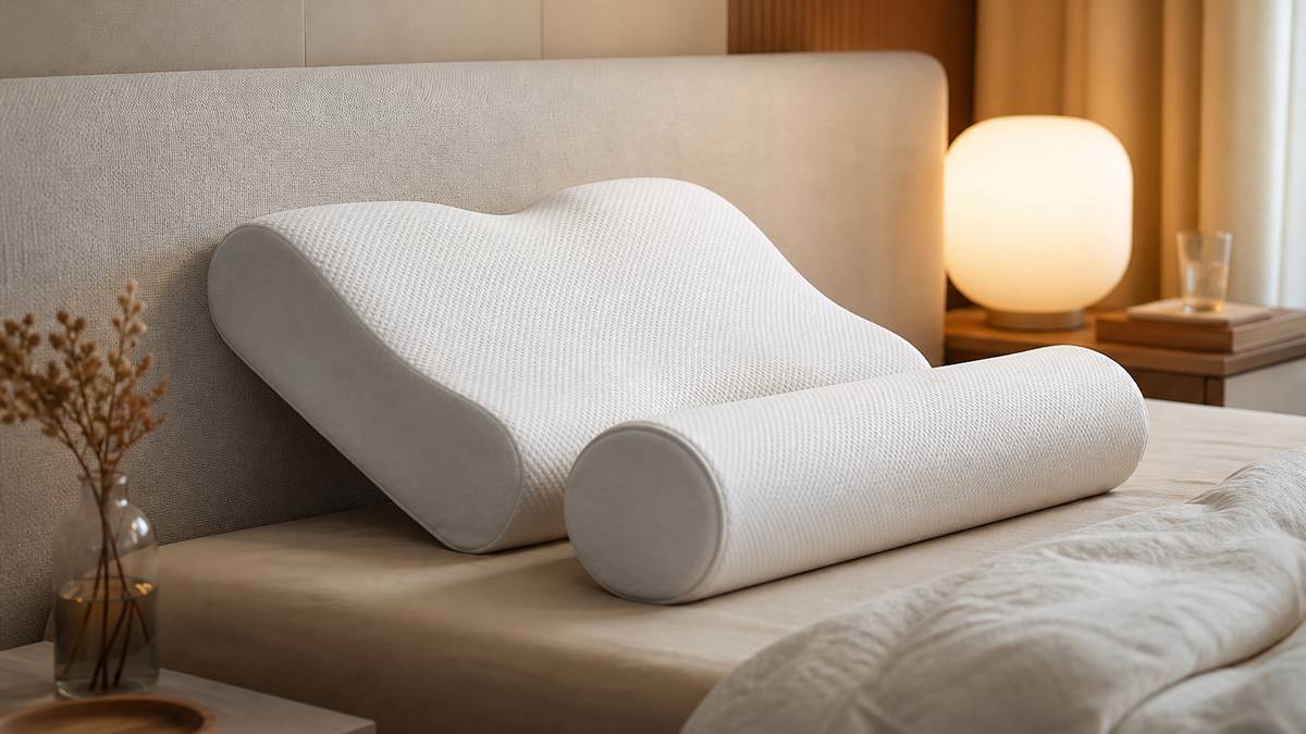 Soutien des cervicales et du dos pendant le sommeil